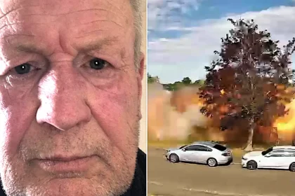 A man has sadly died from injuries caused by a suspected gas explosion that destroyed his bungalow, suffering near 85 percent burns as a doorbell cam caught the blast.