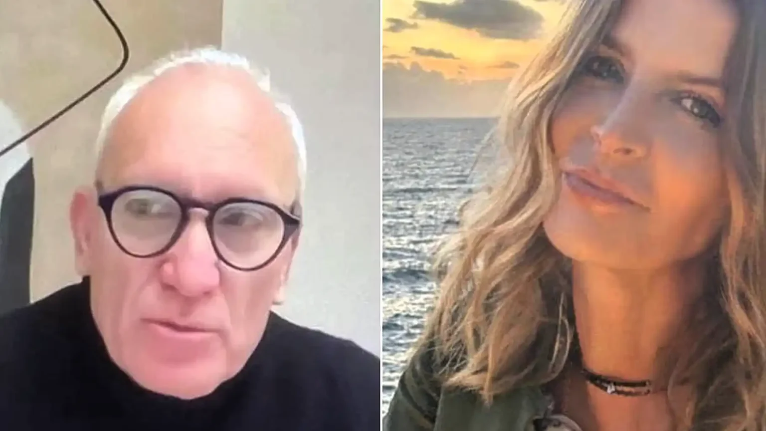 Two lawyers who went missing after their ultralight aircraft vanished shortly after take-off have been found dead - embracing inside the burned-out cockpit in remote Italian woodland.
