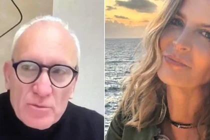 Two lawyers who went missing after their ultralight aircraft vanished shortly after take-off have been found dead - embracing inside the burned-out cockpit in remote Italian woodland.