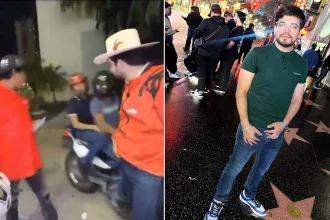 An influencer has been shot dead while livestreaming in the street with two friends - gunned down by two motorcycle hitmen outside a KFC in Culiacan, Mexico.