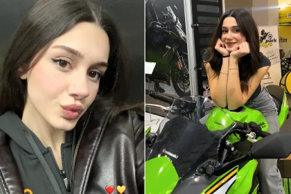 Biker influencer Ceyda Yakova, 20,000-strong on Instagram, died after her motorcycle wheel hit loose gravel on a bend and she was thrown into a road sign near Istanbul.