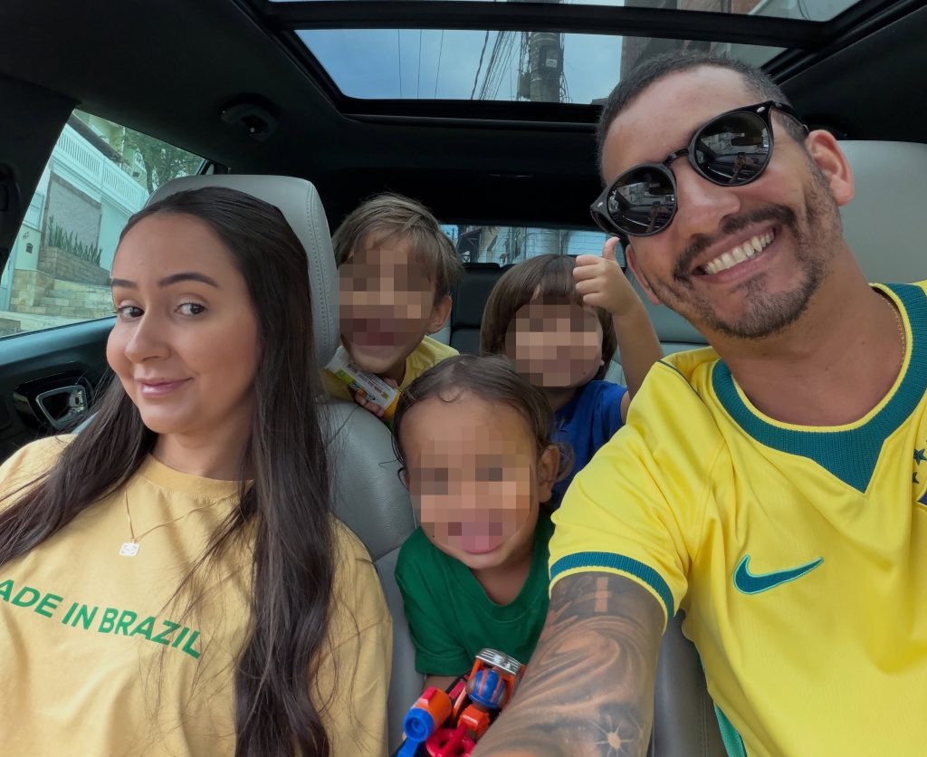 A mum-of-three influencer has died aged 33 after developing complications following plastic surgery - leaving her husband to raise their three young boys alone.
