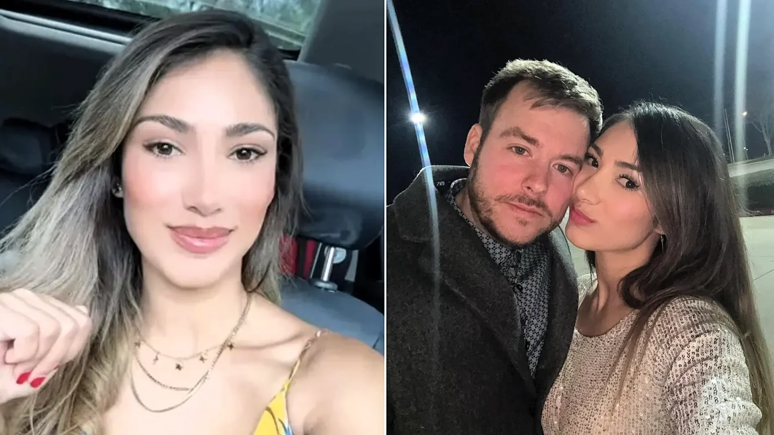 A mum-of-two has been found dead in a car boot after her estranged husband allegedly answered the door to police with blood on his shirt.