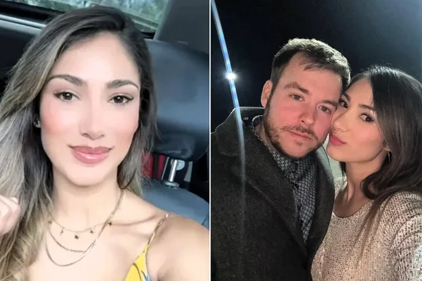 A mum-of-two has been found dead in a car boot after her estranged husband allegedly answered the door to police with blood on his shirt.