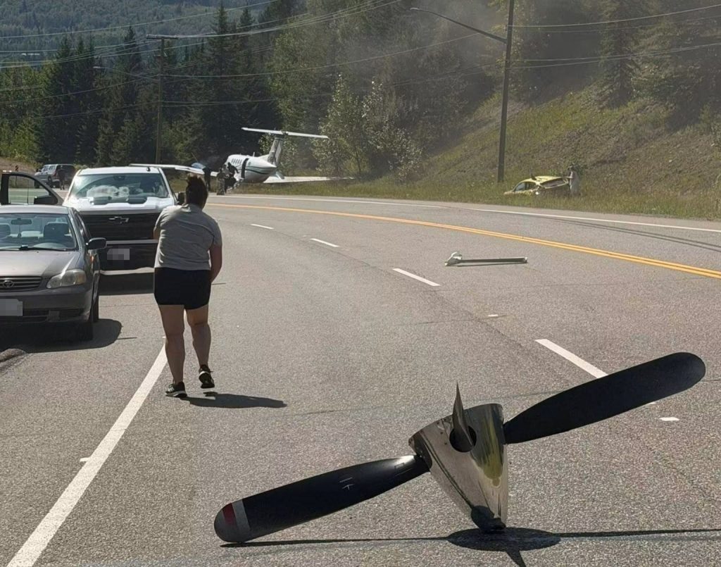 'Devoted' hockey mum Alex Garneau was killed when a plane with engine trouble made an emergency landing on a busy Canadian road and struck four vehicles.