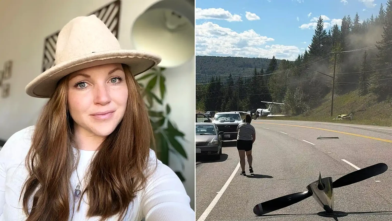 'Devoted' hockey mum Alex Garneau was killed when a plane with engine trouble made an emergency landing on a busy Canadian road and struck four vehicles.