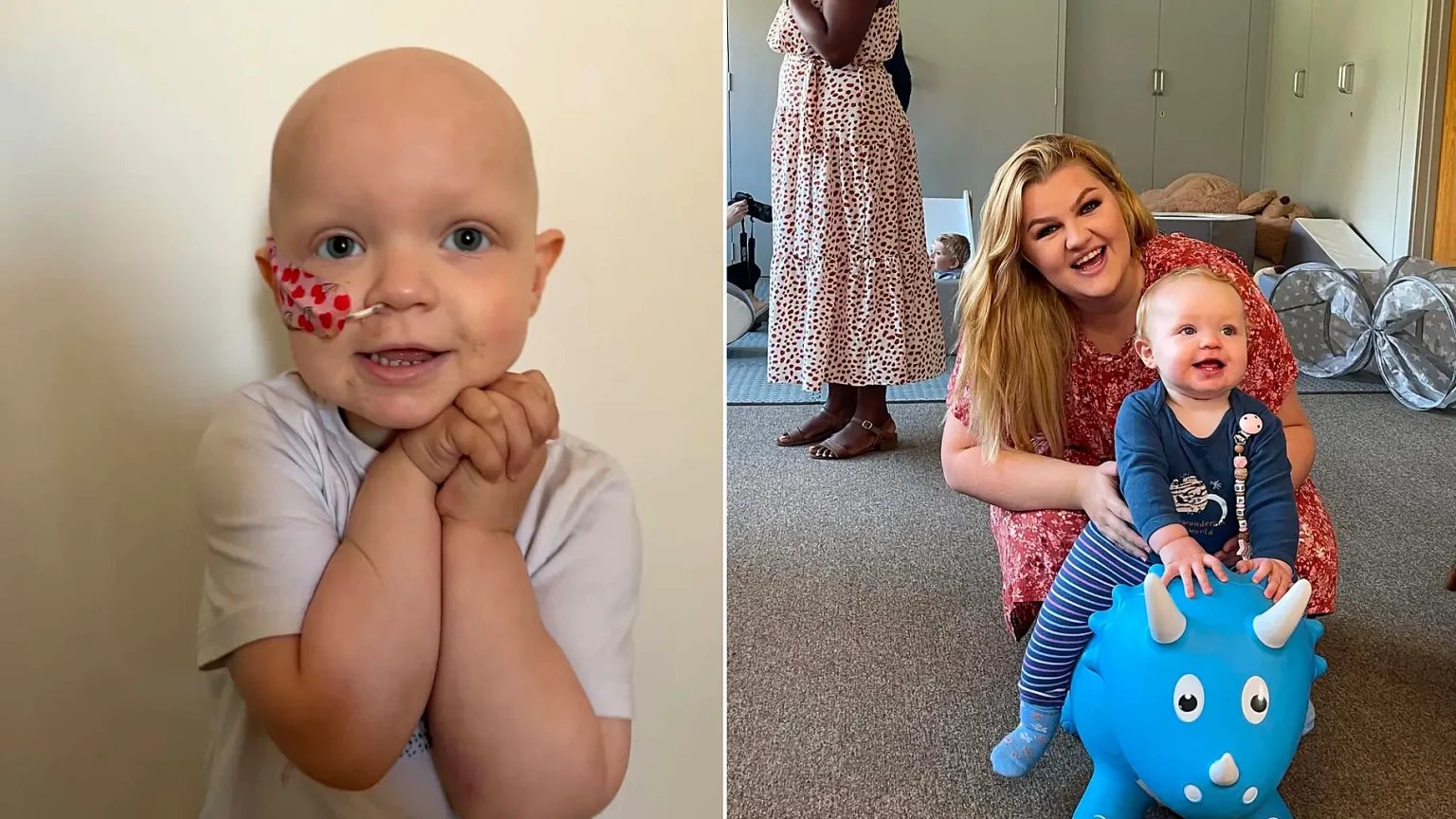 Mum races to raise £625,000 to save her toddler after doctors said the cancer is terminal - she looks so healthy that strangers have no idea she is ill.