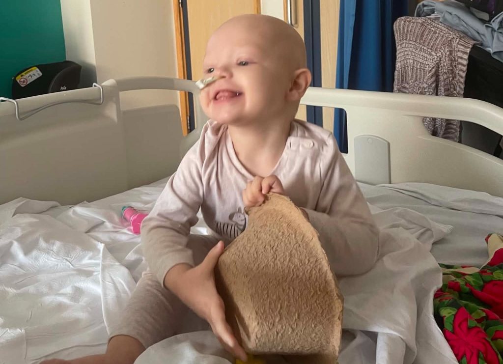 Mum races to raise £625,000 to save her toddler after doctors said the cancer is terminal - she looks so healthy that strangers have no idea she is ill.
