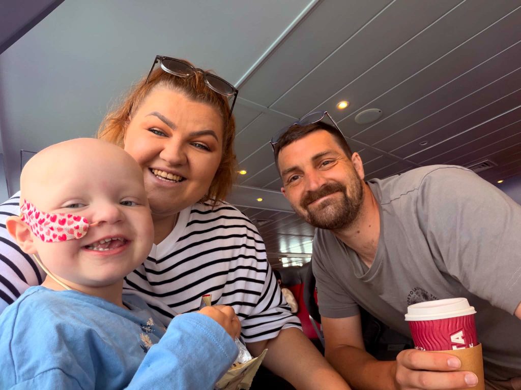 Mum races to raise £625,000 to save her toddler after doctors said the cancer is terminal - she looks so healthy that strangers have no idea she is ill.