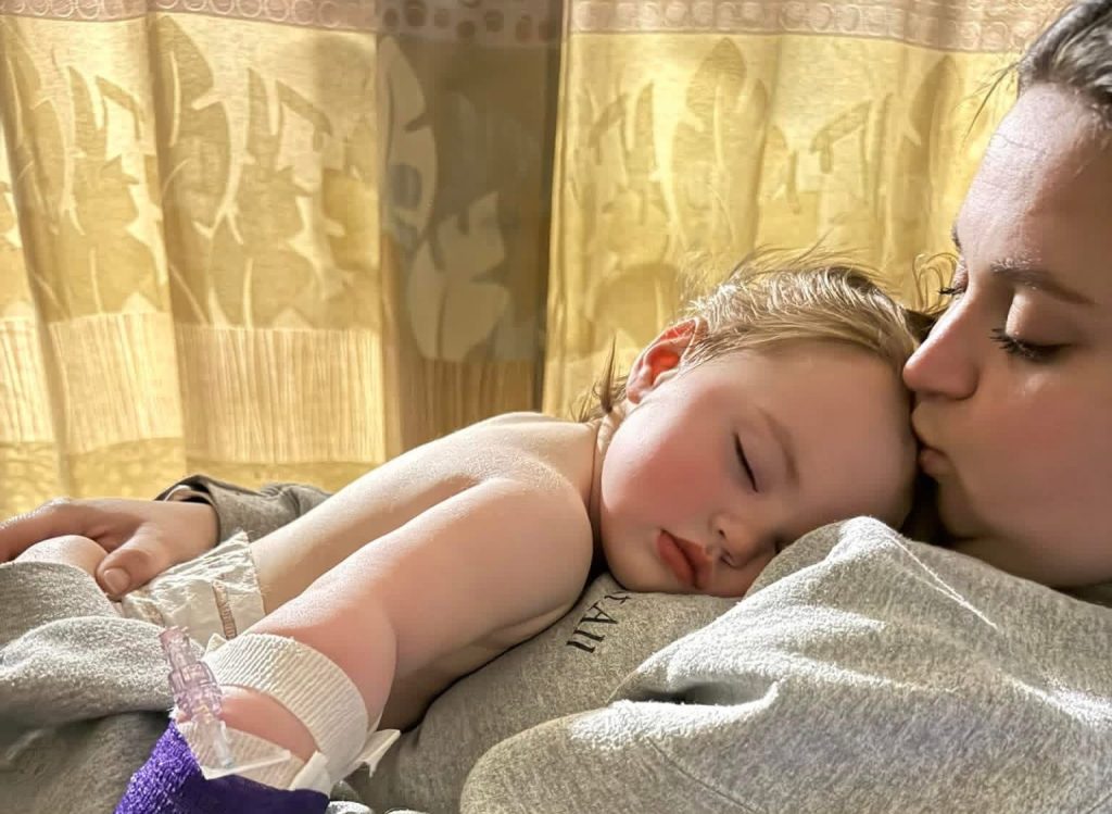 Toddler diagnosed with a genetic condition so rare her own doctor had never seen it - she will be in a wheelchair by the age of 10.