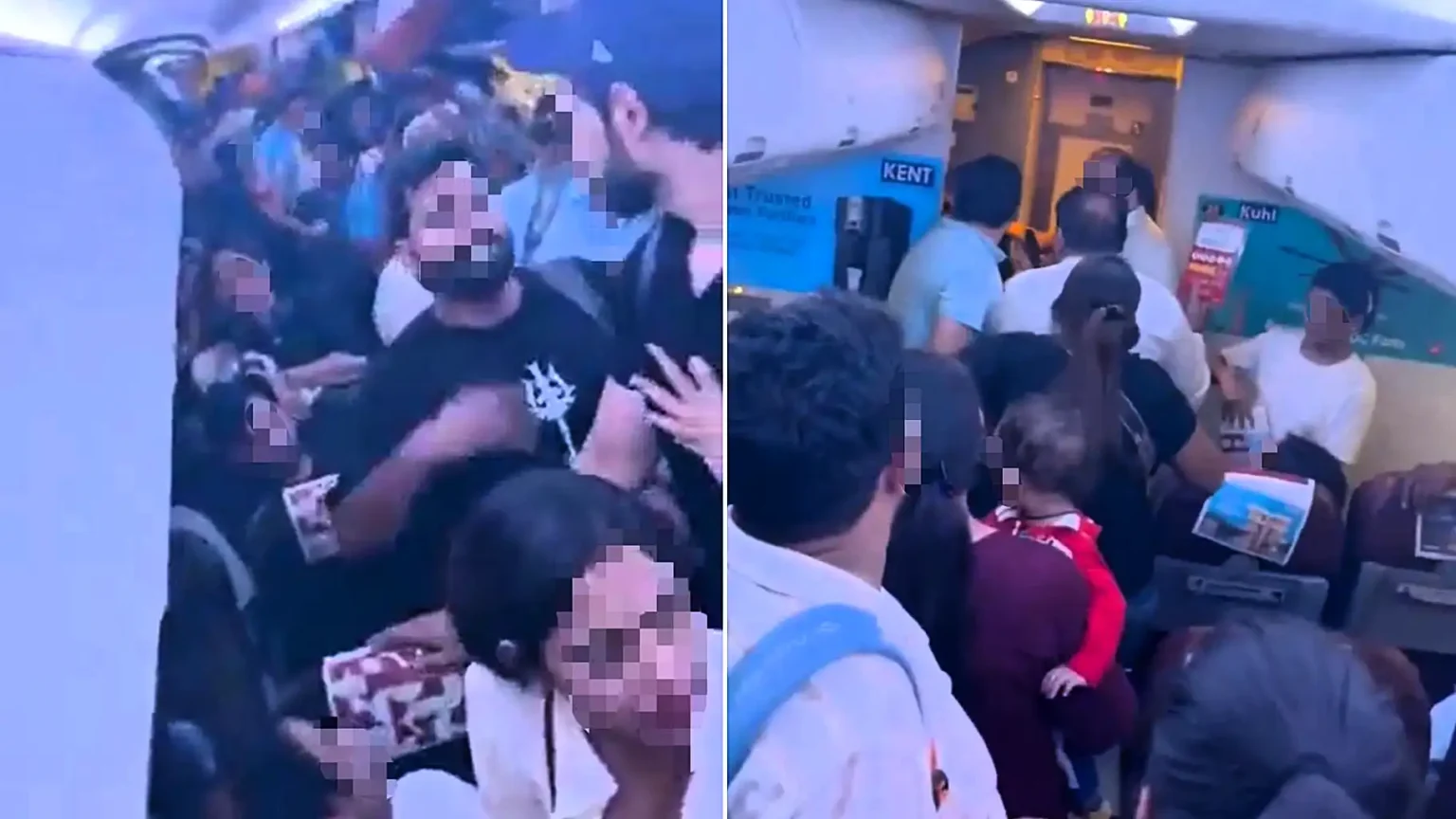 Passengers were left gasping for breath after an "aircon failure" reportedly turned a SpiceJet plane into a furnace described as a "gas chamber" before take-off.