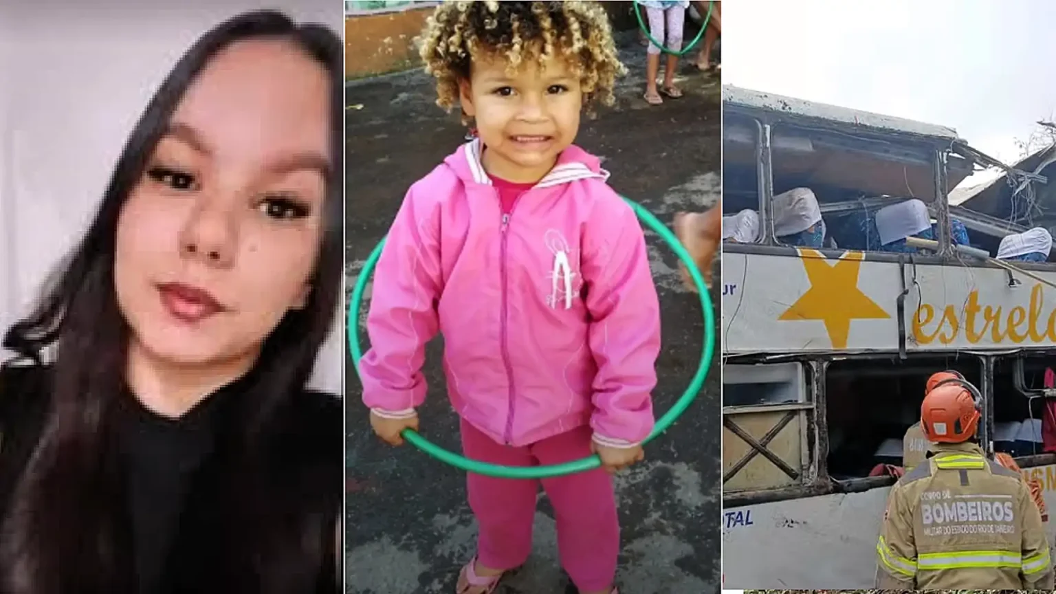 A pregnant teenager, a seven-year-old girl and eight other female passengers were killed when a speeding tourist bus overturned and hit a tree on a Brazilian highway descent.
