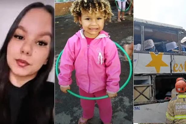 A pregnant teenager, a seven-year-old girl and eight other female passengers were killed when a speeding tourist bus overturned and hit a tree on a Brazilian highway descent.