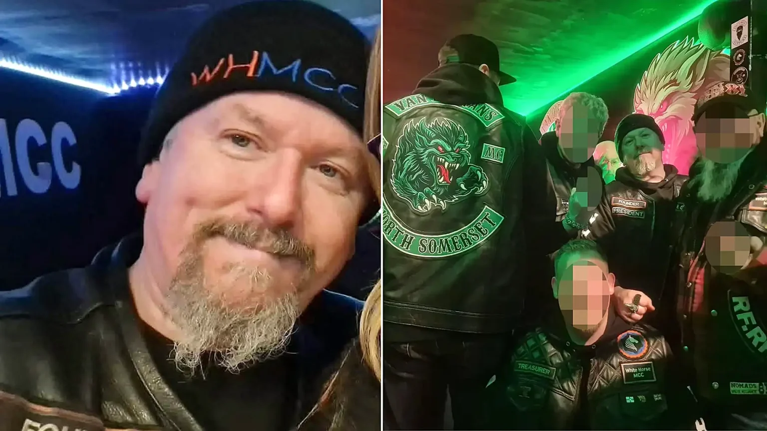 Motorcycle club president Simon Boon has vanished after setting off on a solo drive in Wiltshire, with his phone switched off and no contact since 10pm on 19 August.