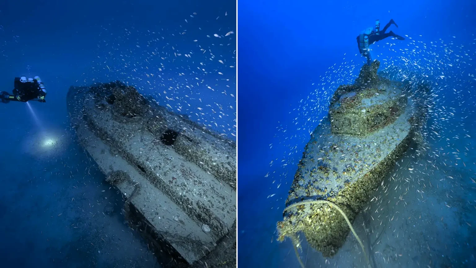 A rare Nazi fast-attack boat has been found 300ft beneath the sea - 83 years after it sank while being towed for repairs, and it may be the last of its kind.A rare Nazi fast-attack boat has been found 300ft beneath the sea - 83 years after it sank while being towed for repairs, and it may be the last of its kind.