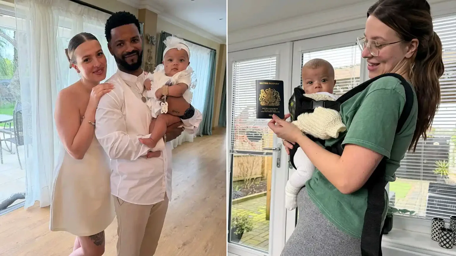 British mum is raising her baby alone after her husband was refused a visa four times - the couple have spent over £7,000 and now live in separate countries.