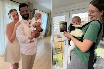 British mum is raising her baby alone after her husband was refused a visa four times - the couple have spent over £7,000 and now live in separate countries.