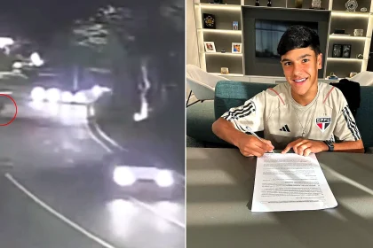 São Paulo defender Nicolas Bosshardt, 19, has been arrested after allegedly hitting and killing an 84-year-old pedestrian with his car in a suspected street race.