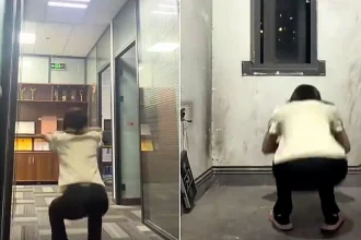 Woman, 29, hospitalised with a life-threatening condition after her boss ordered her to do 200 squats for missing work targets.