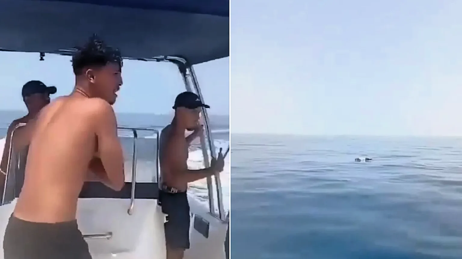 A young man broke down after spotting a body he believed was his brother's floating in the sea - one of 12 recovered after a migrant boat capsized off Tunisia.