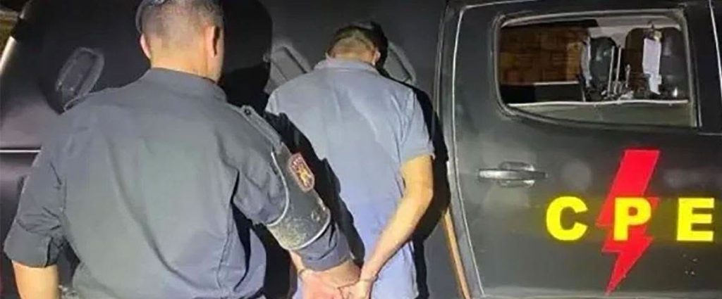 A young woman has been rescued after allegedly being chained to a bed and gagged for four days by her ex-husband - with police finding her struggling to breathe.