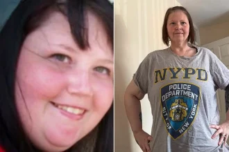 Woman who once ate 10 packets of crisps a day says she can finally fit on theme park rides after losing an incredible 17 stone through gastric bypass surgery.