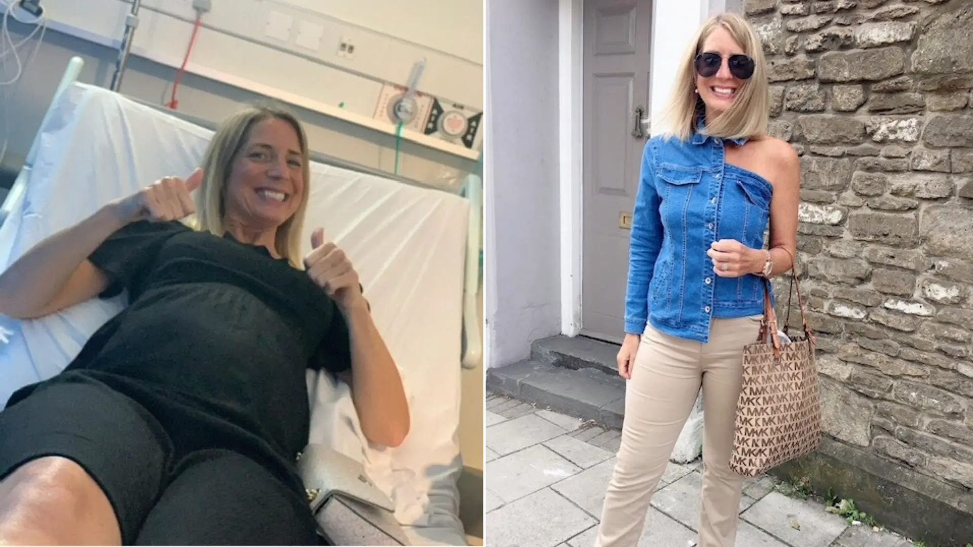 Woman who looked pregnant discovered a 20cm cancerous ovarian tumour was to blame - and after menopause piled on the pounds, a throwback 2010s diet saved her figure.