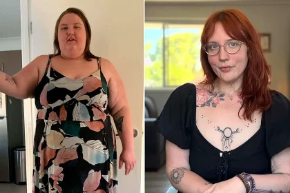 Woman who weighed 14 stone before the age of 10 says shedding 15 stone unlocked pretty privilege - with strangers now nicer and men rushing to hold doors open for her.