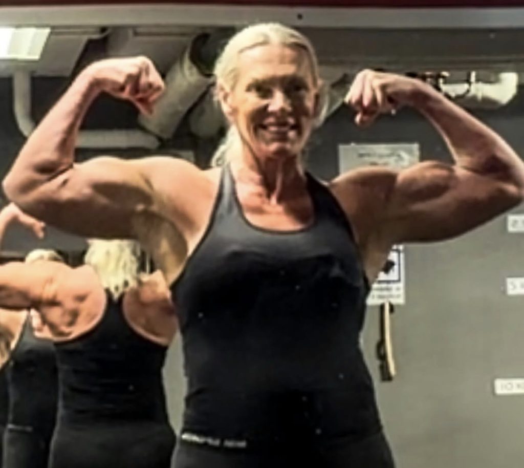 Super-fit grandmother, 70, credits her age-defying physique to eating 5.6kg of meat a week on a strict carnivore diet - lifting weights four times weekly and ditching all plants.