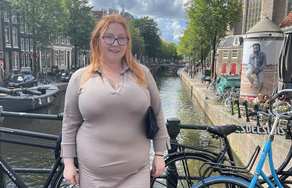 Woman with Britain's biggest boobs reveals how her 32OO chest suffocates her in her sleep and wrecks her vision - after skinny jab Mounjaro triggered rapid growth.