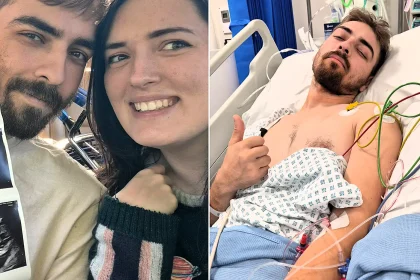 Man became paralysed from the chest down within minutes of his legs tingling due to a rare spinal bleed - then found out a week later he was going to be a dad to a rainbow baby.