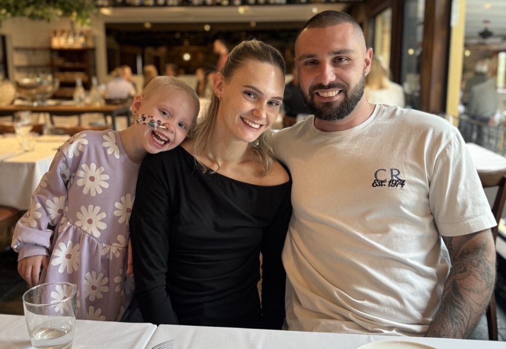 Girl, four, was diagnosed with an 11cm kidney tumour the size of a grapefruit after her mood change and arguing at pre-school prompted her mum to search for answers.