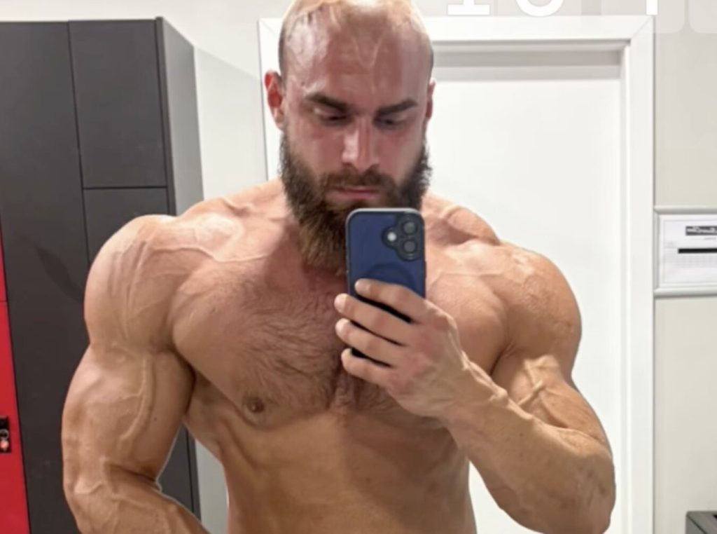 A bodybuilder is accused of stabbing a man to death and leaving a woman fighting for her life in a rented flat in Croatia, with police finding wrecked furniture at the scene.