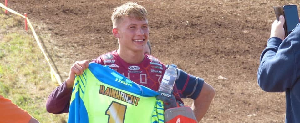 A Brit motocross rider has died aged 28 - as his heartbroken fiancee of 13 years said life feels "impossible" without her "best friend" and "whole world."