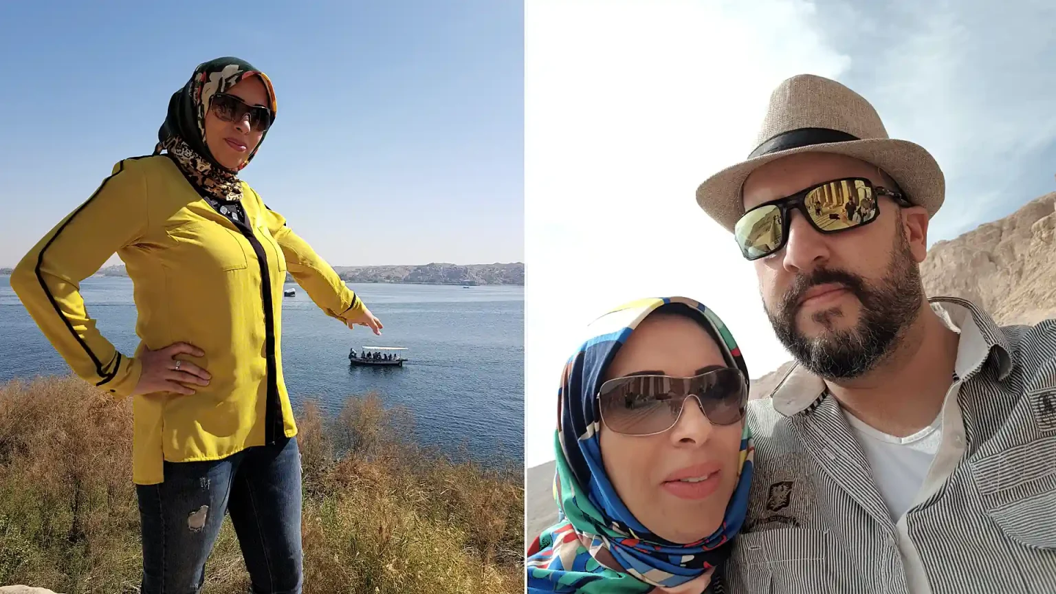 A British mum detained in Egypt has lost a lot of weight and looked like a broken person during her mother's first prison visit - her husband is demanding UK action.
