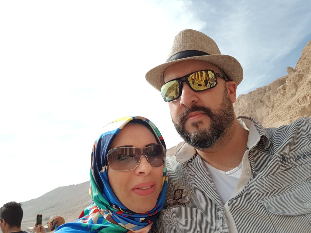 A British mum detained in Egypt has lost a lot of weight and looked like a broken person during her mother's first prison visit - her husband is demanding UK action.