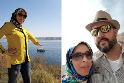 A British mum detained in Egypt has lost a lot of weight and looked like a broken person during her mother's first prison visit - her husband is demanding UK action.
