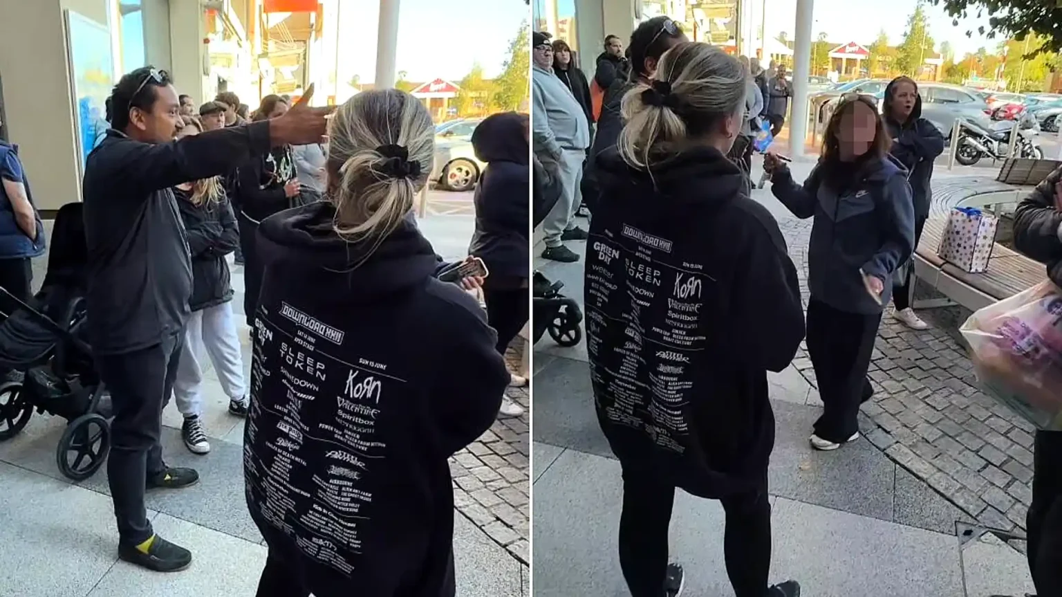 Fuming Brits kicked off after a woman allegedly tried to jump the queue they had stood in all night to grab coveted Pokémon cards at a Colchester toy store.