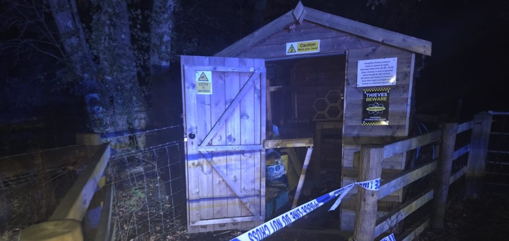 Balaclava-clad thieves wielding a pickaxe ripped a safe from a Suffolk farm shop with a tow rope - only to find it empty, leaving the owner fearing for the business.