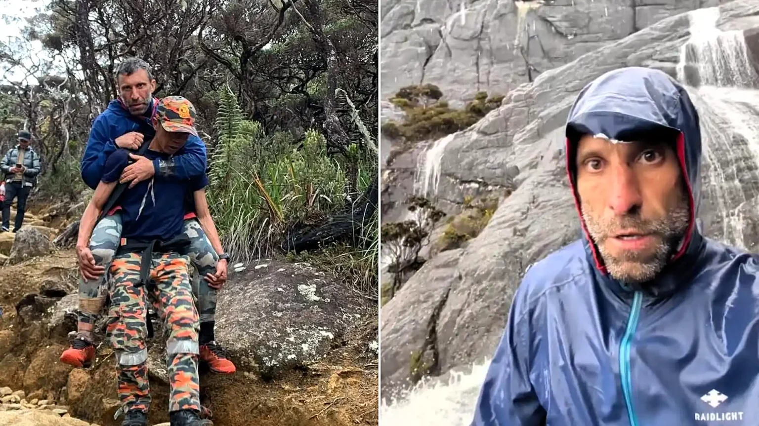 A "British" climber is being investigated by police after a 43-strong team spent five days rescuing him from Malaysia's highest mountain following a 33ft fall.