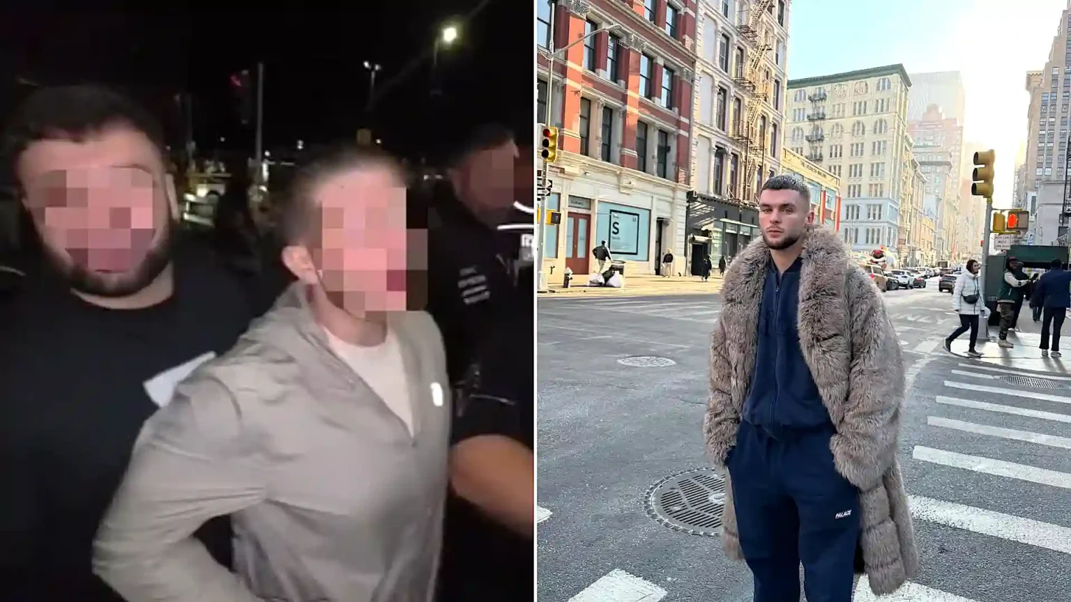 Manosphere influencer Ed Matthews, who featured in Louis Theroux's Netflix documentary, was punched in the face mid-stream in Manchester - just weeks after leaving jail.