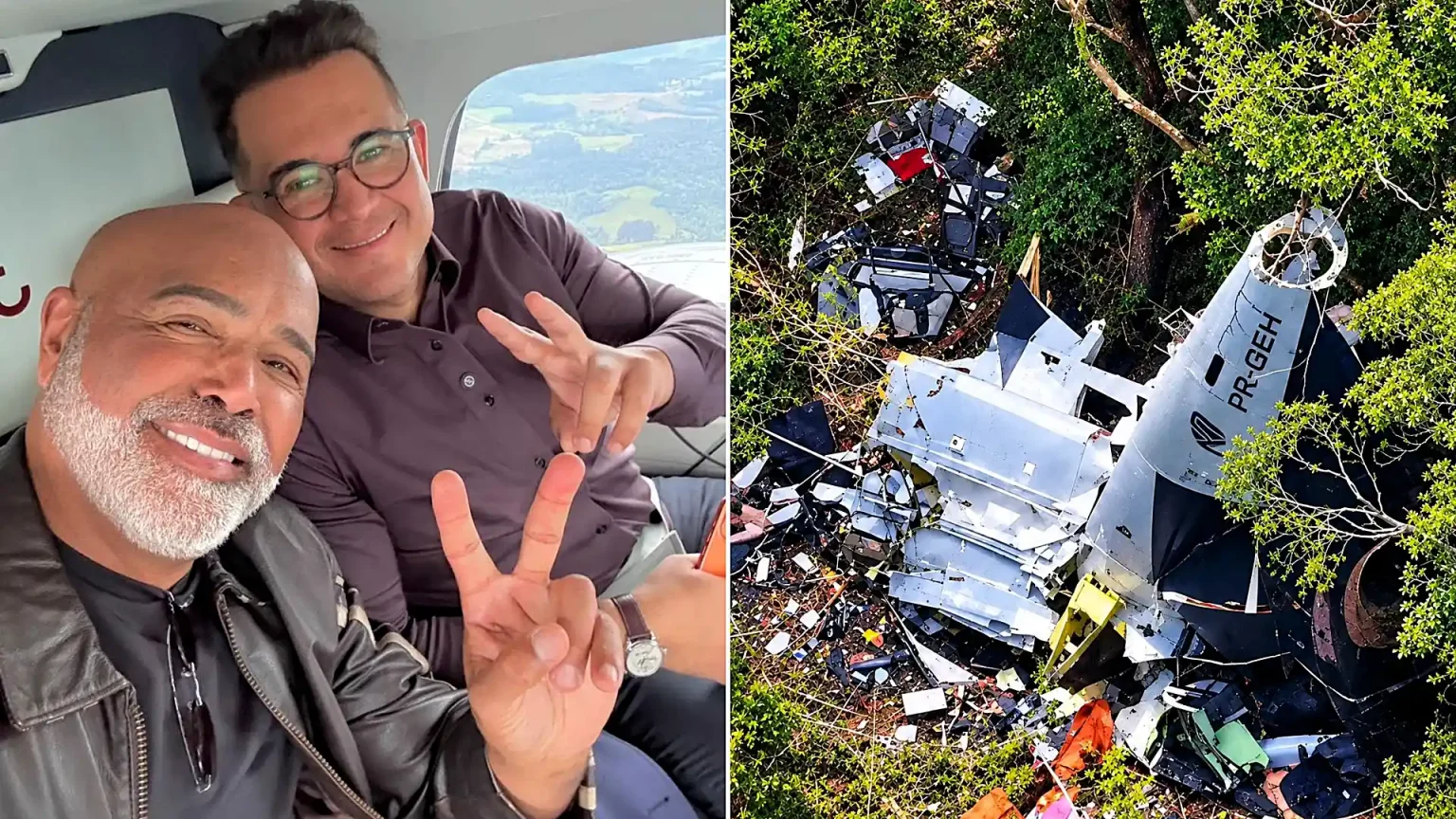 A country singer and a businessman close to football superstar Neymar have been killed in a horror helicopter crash - with all five on board dying in the wreck.
