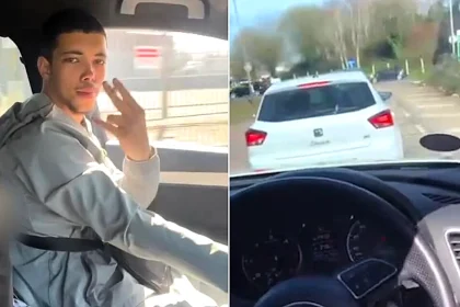 A teen thug who punched a mum pushing a pram to steal her car has been jailed after he was caught showing off in the stolen motors on social media.