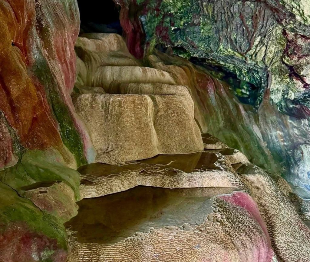 A famous cave from BBC drama Poldark was feared gone forever after a huge cliff collapse in Cornwall - but locals believe the holy well survives behind the rockfall.