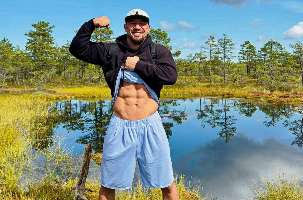 Fitness influencer Vadym Oleynik sparks fury after appearing to ride a sea turtle while it laid eggs in Oman - now authorities have taken legal action against him.