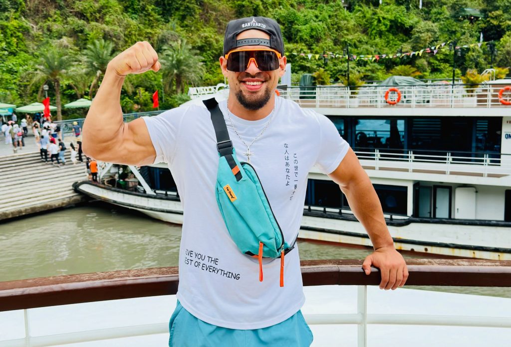 Fitness influencer Vadym Oleynik sparks fury after appearing to ride a sea turtle while it laid eggs in Oman - now authorities have taken legal action against him.