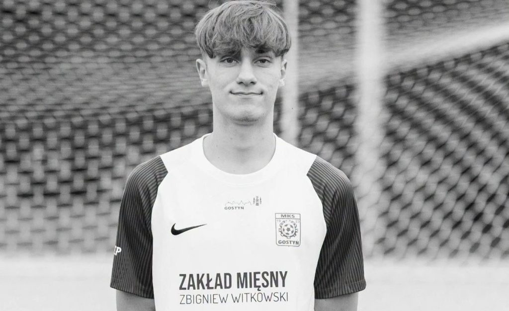 Polish footballer Oskar Kordus, 20, has died after a deer was flung through the windscreen of his BMW when an oncoming car hit the animal on a road in western Poland.