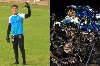 Two amateur footballers, including a former Pachuca youth goalkeeper, were killed when their car smashed into the back of a lorry on the way home from a match in Mexico.