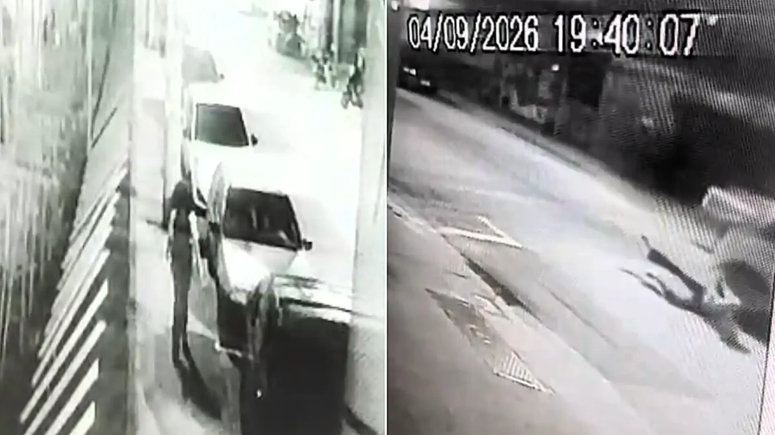 A kidnapped schoolgirl saved herself by hurling herself from a moving car - hitting her head on the road before scrambling up and running for safety.