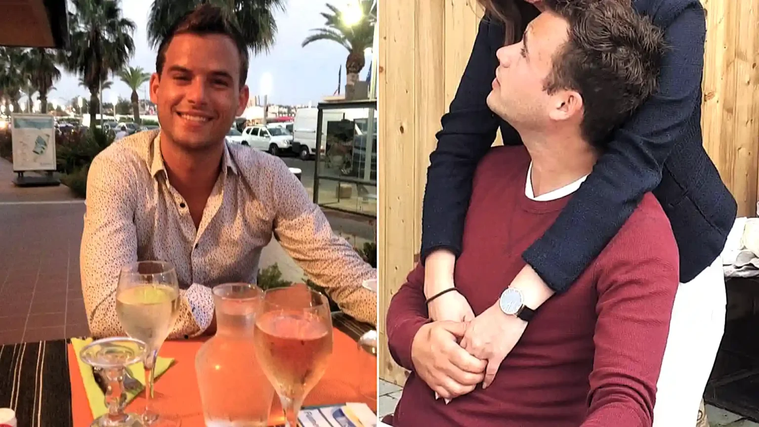A groom has died on the way to his own wedding - with guests already waiting at the church when the car driven by his best man veered off the road.